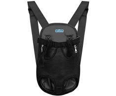 Nobleza-Zaino per Animali Domestici,Zaino Regolabile per Animali Domestici, Zaino per Cani Gatto, Borsa da Viaggio di Sicurezza, Gambe Fuori