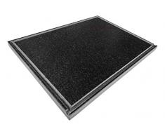 Piastra in Pietra LAVICA Ollare - Refrattaria dell’Etna per Forno Elettrico & Gas, Barbecue, Bistecchiera per Pizza e Carne – Misure a Scelta (50x40 cm3)