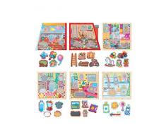 Headu-La Mia Casetta Montessori Gioco, Multicolore, IT20454