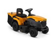 Stiga Trattorino Tagliaerba a Scoppio Estate 384, Ampiezza di Taglio 84cm, Giardini Fino a 3500 m2, Sacco di Raccolta 240L