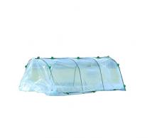 SANJIANG Serra da Giardino A Tunnel Serra per Orto per Coltivazione Piante in PE con Film Protettivo Trasparente E Archetti Metallici,180x108x60cm