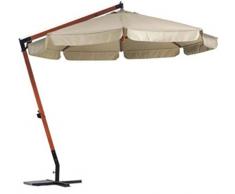 Ombrellone decentrato Sun giardino legno cm 300 airvent palo 55 mm