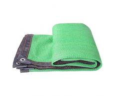 Awnings Ombreggiante per Rete Rete Ombreggiante, Telo Tenda da Sole Crittografia Telo Ombra Vele Parasole Protezione UV Adatto A Cortile/Giardino/Pianta/Terrazzo LQHZWYC (Color : Green, Size : 4x6m)