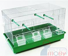 Ropet Gabbia Voliera Completa Cri X Canarini Pappagalli Uccelli Volatili 41X24Xh33