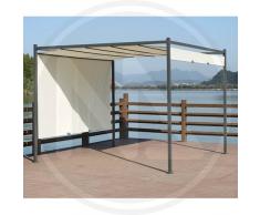 Papillon Gazebo 300x300cm Copertura Scorrevole Pensilina Pontal