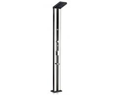 Gre DSALP38 - Doccia Solare in Alluminio, Serbatoio da 38 Litri, Nero e Argento