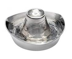 PetSafe Fontana Riviera per Animali Domestici in Acciaio Inossidabile, capacità di 1,8 L, Design Silenzioso, Acqua Filtrata, Stimola Gli Animali a Bere di più - 4 unità