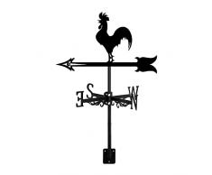 Segnavento Un Forma di - Siluetta Banderuola Un Forma di Galletto retrò - Indicatore Direzione per La Fattoria AllAperto