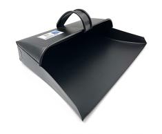 Paletta Scopa in Metallo con Manico e Scomparto raccogli Polvere - Paletta Giardinaggio e Pulizia Adatta Anche per Cenere o Carbone Caldo - Larghezza 310 mm / 12 Pollici - The Dustpan And Brush Store