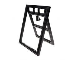 Gattaiola Porta Basculante A 2 Vie Sospensione per Gatti e Cani per 7 kg sotto Cani, Plastica, Nero, Bianco,S, L - Nero S, Come descritto