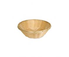 Supreminox Laminato Poly Rattan Cestino Ovale, 18 cm, Multicolore