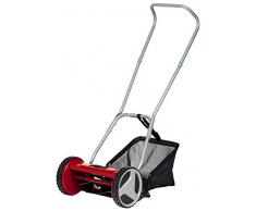 Einhell Tagliaerba a spinta GC-HM 300 (largh. Taglio 30 cm, regolazione altezza taglio su 4-livelli di 13-37 mm, vano raccolta 16 l, 5 rulli elicoidali, consigliato per prati fino a 150mq)