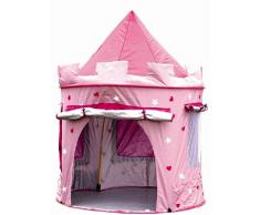 Bambini Principessa Pop Up Castello - Adatto per interno ed esterno Utilizzo: Ragazze Rosa Giochi Tenda (tenda gioco per bambini)