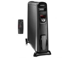 Duronic HV102 Stufa elettrica con pannelli in mica 2500 W – Termoconvettore con termostato integrato – 3 funzioni di riscaldamento - Riscaldatore Micatermico a basso consumo - Riscaldamento rapido