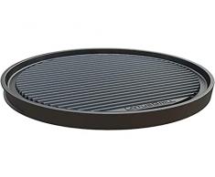 LotusGrill BBQ TEPPANYAKI - Piastra per barbecue, colore: Nero