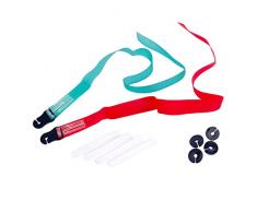 GATE14® Nastri Segnavento per Barca a Vela Fissaggio su Sartie da 5 mm 2 pz Rosso Verde