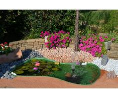 Laghetto Stagno da Giardino Modello BOLSENA Vasca per Pesci 178 x 130 capacità 610 Lt