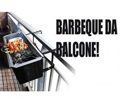 TRADER FORNACELLA BARBECUE DA BALCONE PER ARROSTICINI 61x14cm