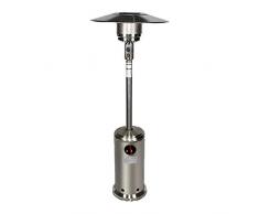 GAODINGD riscaldante per terrazze Riscaldanti per Esterno Gas Commerciale Terrazza Riscaldamento, Stufa Elettrica 2.5m, 50000 BTU in Acciaio Inox Anti-scottatura Design Impermeabile