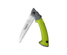 Davaon Seghetto per Potatura Professionale - Seghetto Pieghevole con Denti a Taglienti a Triplo Taglio, per Potatura, Ottimo in Caso di Artrosi e Uso Prolungato, Verde/Grigio