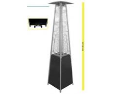 Johnson & Johnson Piramide Stufa A Gas Potenza 5000-9300 W H 195 CM