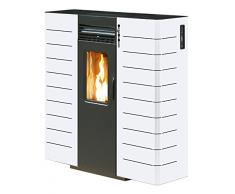 STUFA PELLET KING SLIM CANALIZZ. KW10 BIANCA