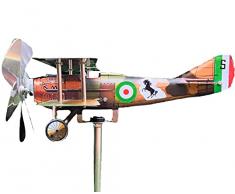 Generico Air Hunter, Aereo Segnavento Spad XIII in Acciaio Inox con Cuscinetti a Sfera, Prodotto in Italia