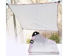 ALGFree Vele Parasole Giardino Bianca Rettangolo 90% Parasole Vela per Gazebo Baldacchino Pergola Terrazza Allaperto Interno (Color : White, Size : 1x4m)