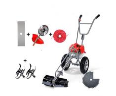 Tosaerba elettrico senza fili Motore a 2 tempi a benzina tagliaerba tagliaerba decespugliatore attrezzo da giardino 4 in 1 multifunzione allentamento ammaraggio diserbo Strumento tagliaerba ( Color :