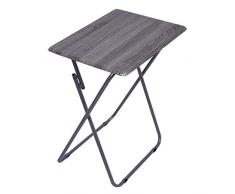 DWJ Mini Piazza Tavolo, Dormitorio Scrivania Tavolo for Laptop Tavolo da Pranzo Portatile Pieghevole Tavolo da Campeggio for Pesca Barbecue Campeggio (Color : B)
