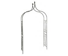 CLP Arco Giardino per Piante Rampicanti in Metallo I Arco Pergolato Verniciato A Polvere con Forma A Guglia I Supporto Fiori Giardino P.: 40 cm, L.: 140 cm, A.: 240 cm
