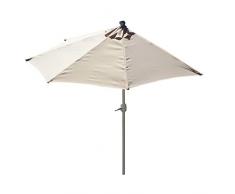 Ombrellone da balcone salvaspazio Parla Plus 135x260x252cm ~ avorio senza base