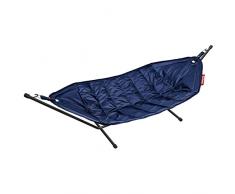 Fatboy® Headdemock Amaca da esterno con supporto per giardino/terrazzo Blu scuro | Amaca dondolo matrimoniale per 2 persone | 270 x 138 cm
