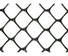 HaGa-Welt RK3/130HD - Rete di plastica per giardino, cantiere, rinforzo 1,3 m x 30 mm, grigio scuro