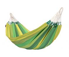 La Siesta Orquídea Jungle - Amaca classica singola in cotone, Verde