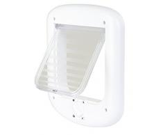 Porta basculante gattaiola Cat Door cani gatti chiusura a 4 vie