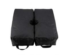 Garosa 2 Pezzi di Base per ombrellone Quadrato Rimovibile Peso per Qualsiasi Ombra a sbalzo Stand di ombrellone per Esterno Patio Sostituisci Brutto Sacchetto di Sabbia