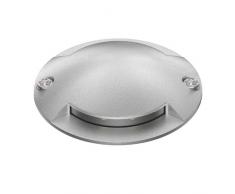 parlat LED Lampada a pavimento Bunda 2-Beam da esterno, carrabile, bianca fredda, Kit di 3 lampade
