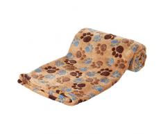 Trixie 37202 Laslo, coperta in pile, 100 x 70 cm, beige