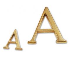 Numero Civico Lettera B in Ottone 40 mm con pioli di fissaggio