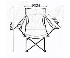 GWFVA Sdraio Sedie a Sdraio Sedia da Giardino Leggera Semplice Pieghevole/Sedia da Spiaggia Multifunzione Portatile da Esterno/Balcone Sedia con Schienale per Il Tempo Libero/Barbecue da Cam