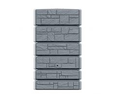 Serbatoio per acqua piovana Tower Stone 500 l, colore: grigio