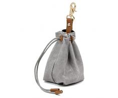 rosepartyh Sacchetto Portatile per Snack per Cani Borsa Porta Premi per Cani Addestramento Impermeabile Borsa per Alimenti per Animali Domestici