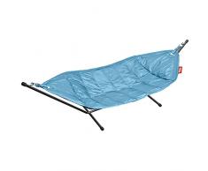 Fatboy® Headdemock Amaca da esterno con supporto per giardino/terrazzo Azzurro | Amaca dondolo matrimoniale per 2 persone | 270 x 138 cm