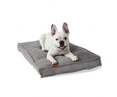 PiuPet® Letto per Cani (L) - Coperta soffice per Cani Grandi e Piccoli - Cestino per Cani con Copertura Rimovibile e Lavabile - Cuscino per Cani in Materiale espanso