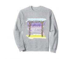 Pergola, giardino, piante rampicanti, cottage, campagna Felpa