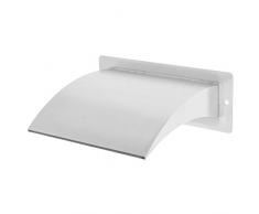 Festnight Fontana/Cascata Decorativa in Acciaio Inossidabile Argento per Piscina e Laghetti in Giardino 30 x 9 x 26 cm