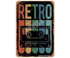 De Cinta Retro 20X30 CM Targa decorativa in metallo per casa, cucina, bagno, fattoria, giardino, garage, decorazione da parete divertente