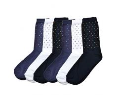 Fontana Calze, 6 paia di calze corte bambino ragazzo in caldo cotone elasticizzato. Prodotto Italiano. POIS 23-26