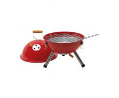 Barbecue a sfera Green ø31,5 X 43 cm con 3 gambe in acciaio inox leggero con 2,05 kg e herrausnehmbares griglia diametro circa 29 cm